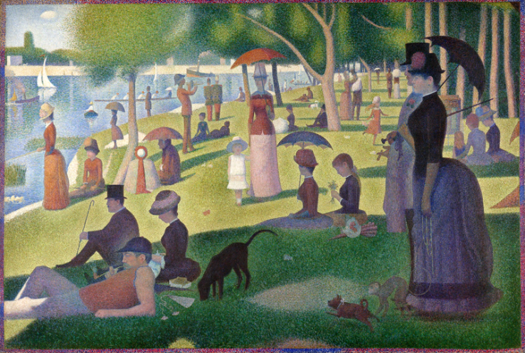 A Sunday on La Grande Jatte Georges Seurat 1884