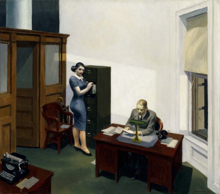 Hopper office-at-night