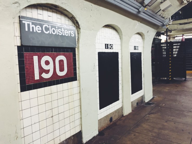 190th St. Subway stop to the Met Cloisters
