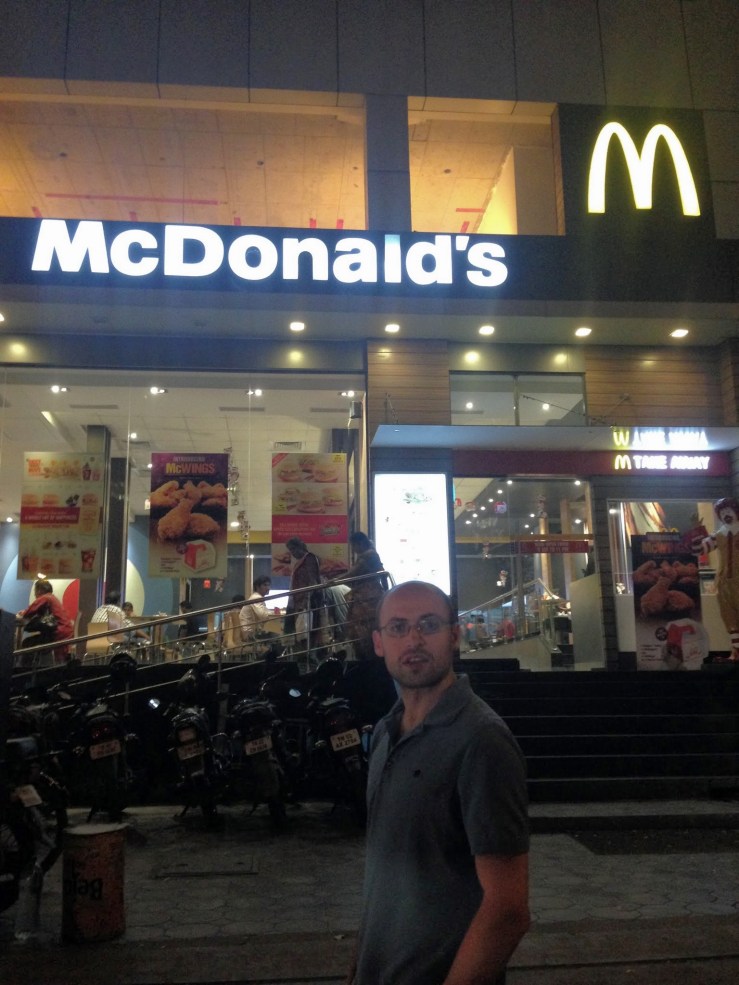 McDonald's in Chennai India on Valentine's Day