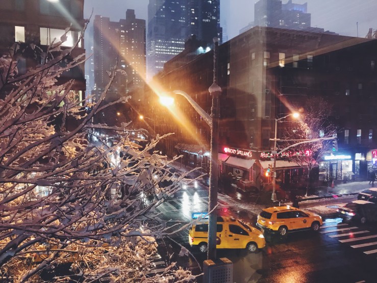 The view from our window in Hell's Kitchen