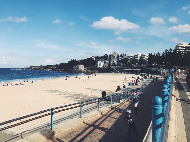 Children playing at Coogee Beach