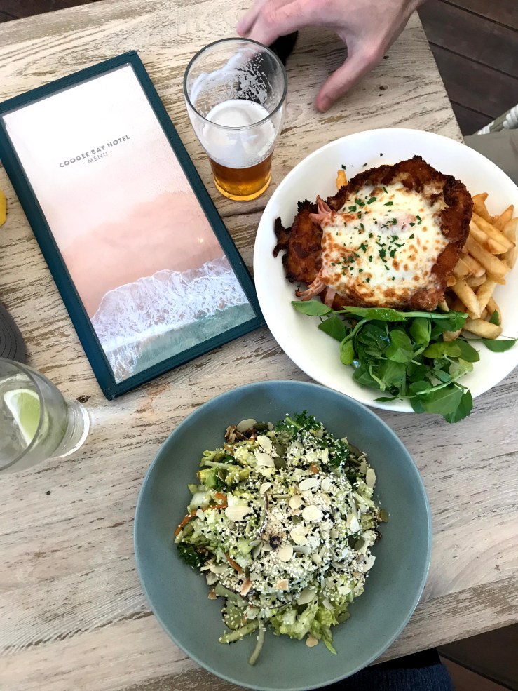 Chicken Parmesan at the Coogee Bay Hotel